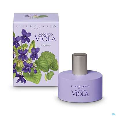 Sie sehen eine Packung L Erbolario Eau De Parfum Accordo Viola Veilchen 066.5 50ml, Produktbild: 01 L Erbolario Eau De Parfum Accordo Viola Veilchen 066.5 50ml, A-Nr.: 4069856 - 01