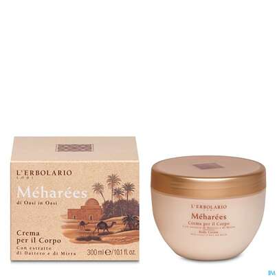 Sie sehen eine Packung L Erbolario Koerpercreme Meharees 026.5 300ml, Produktbild: 01 L Erbolario Koerpercreme Meharees 026.5 300ml, A-Nr.: 3584800 - 01