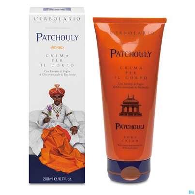 Sie sehen eine Packung L Erbolario Koerperlotion Patchouly 026.3 200ml, Produktbild: 01 L Erbolario Koerperlotion Patchouly 026.3 200ml, A-Nr.: 3322804 - 01