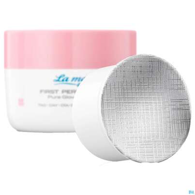 Sie sehen eine Packung La Mer Mit Parfum First Perfection Pure Glow Creamtag F20nf 50ml, Produktbild: 02 La Mer Mit Parfum First Perfection Pure Glow Creamtag F20nf 50ml, A-Nr.: 5770180 - 02