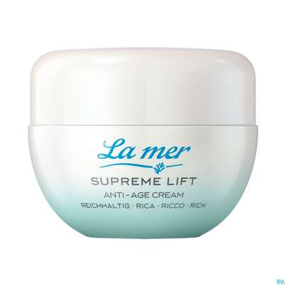 Sie sehen eine Packung La Mer Ohne Parfum Supreme/lift Sup.lift Reichhaltig 50ml, Produktbild: 01 La Mer Ohne Parfum Supreme/lift Sup.lift Reichhaltig 50ml, A-Nr.: 5827193 - 01