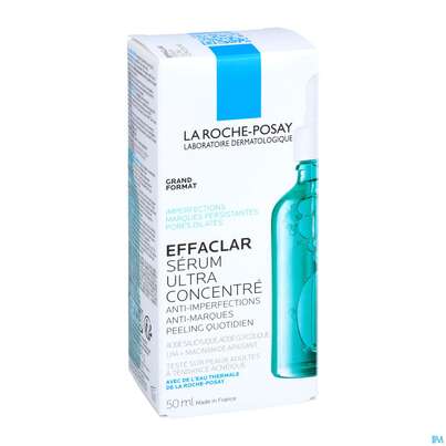 Sie sehen eine Packung La Roche Posay Gesichtspflege Effaclar Serum Hochkonzentriert 50ml, Produktbild: 03 La Roche Posay Gesichtspflege Effaclar Serum Hochkonzentriert 50ml, A-Nr.: 5593861 - 03
