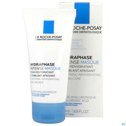 Sie sehen eine Packung La Roche Posay Gesichtspflege Hydraphase/intense Feuchtigkeits-maske Tube 50ml, Produktbild: 03 La Roche Posay Gesichtspflege Hydraphase/intense Feuchtigkeits-maske Tube 50ml, A-Nr.: 2657359 - 03