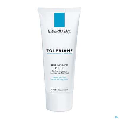 Sie sehen eine Packung La Roche Posay Gesichtspflege Toleriane Creme O.duft-u.kons. 40ml, Produktbild: 05 La Roche Posay Gesichtspflege Toleriane Creme O.duft-u.kons. 40ml, A-Nr.: 1742910 - 05