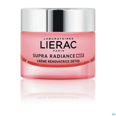 Sie sehen eine Packung Lierac Supra Radiance C Nachtcreme 50ml, Produktbild: 03 Lierac Supra Radiance C Nachtcreme 50ml, A-Nr.: 4839969 - 03