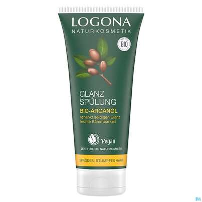 Sie sehen eine Packung Logona Haarpflege Conditioner Glanz 200ml, Produktbild: 01 Logona Haarpflege Conditioner Glanz 200ml, A-Nr.: 5410530 - 01