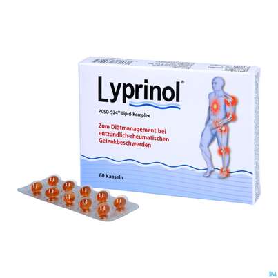Sie sehen eine Packung Lyprinol Kapseln 60st, Produktbild: 04 Lyprinol Kapseln 60st, A-Nr.: 4192404 - 04