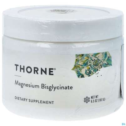 Sie sehen eine Packung Magnesium Bisglycinate Pulver Thorne Centrosan 187g, Produktbild: 01 Magnesium Bisglycinate Pulver Thorne Centrosan 187g, A-Nr.: 4778222 - 01