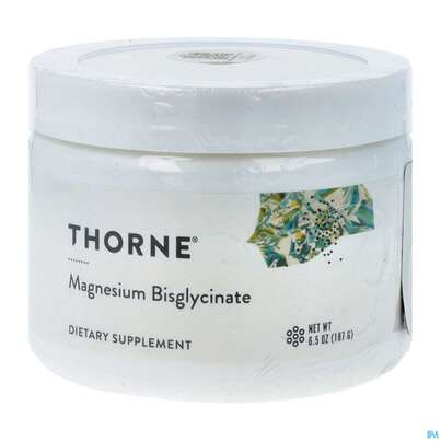 Sie sehen eine Packung Magnesium Bisglycinate Pulver Thorne Centrosan 187g, Produktbild: 02 Magnesium Bisglycinate Pulver Thorne Centrosan 187g, A-Nr.: 4778222 - 02