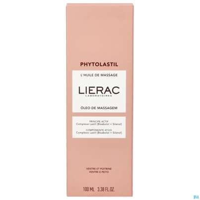 Sie sehen eine Packung Massage Oel Lierac Phytolastil 100ml, Produktbild: 02 Massage Oel Lierac Phytolastil 100ml, A-Nr.: 5849444 - 02
