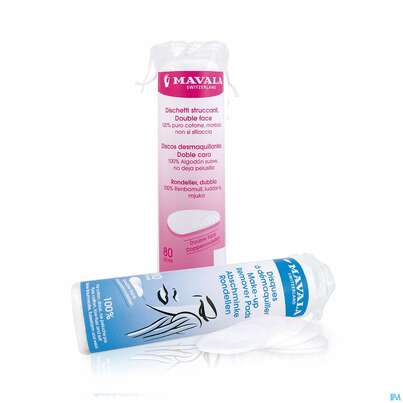 Sie sehen eine Packung Mavala Augenmake-up-entferner Pads 75st, Produktbild: 03 Mavala Augenmake-up-entferner Pads 75st, A-Nr.: 3054433 - 03