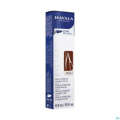 Sie sehen eine Packung Mavala Eyeliner Brun/braun 935.5 4,5ml, Produktbild: 02 Mavala Eyeliner Brun/braun 935.5 4,5ml, A-Nr.: 3651086 - 02