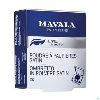 Sie sehen eine Packung Mavala Lidpuder Satin Blanc P 2g, Produktbild: 02 Mavala Lidpuder Satin Blanc P 2g, A-Nr.: 4071391 - 02
