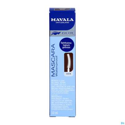 Sie sehen eine Packung Mavala Mascara/waterproof Brown 10ml, Produktbild: 04 Mavala Mascara/waterproof Brown 10ml, A-Nr.: 3965637 - 04