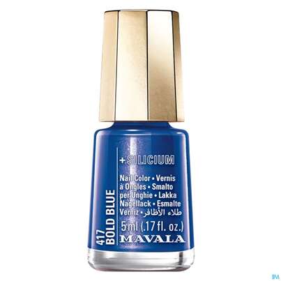 Sie sehen eine Packung Mavala Nagellacke +si 417 Bold Blue 5ml, Produktbild: 03 Mavala Nagellacke +si 417 Bold Blue 5ml, A-Nr.: 5570937 - 03