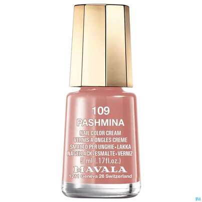 Sie sehen eine Packung Mavala Nagellacke 109 Pashmina 5ml, Produktbild: 01 Mavala Nagellacke 109 Pashmina 5ml, A-Nr.: 4263630 - 01