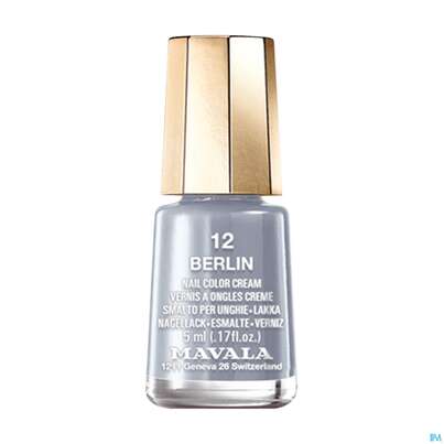 Sie sehen eine Packung Mavala Nagellacke 12 Berlin 5ml, Produktbild: 01 Mavala Nagellacke 12 Berlin 5ml, A-Nr.: 3397245 - 01