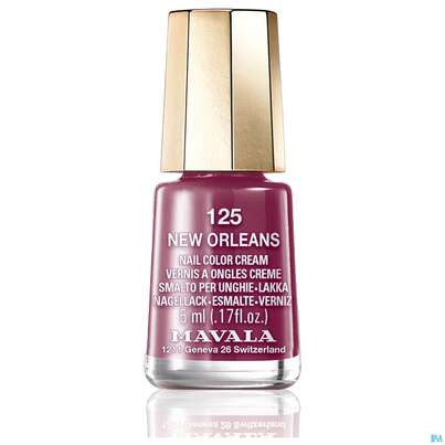 Sie sehen eine Packung Mavala Nagellacke 125 New Orleans 5ml, Produktbild: 02 Mavala Nagellacke 125 New Orleans 5ml, A-Nr.: 5379429 - 02