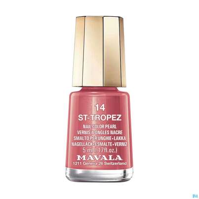 Sie sehen eine Packung Mavala Nagellacke 14 St.tropez 5ml, Produktbild: 01 Mavala Nagellacke 14 St.tropez 5ml, A-Nr.: 3652217 - 01