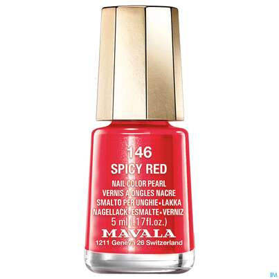 Sie sehen eine Packung Mavala Nagellacke 146 Spicy Red 5ml, Produktbild: 03 Mavala Nagellacke 146 Spicy Red 5ml, A-Nr.: 3442247 - 03