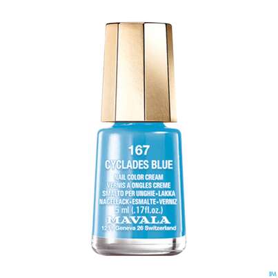 Sie sehen eine Packung Mavala Nagellacke 167 Cyclades 5ml, Produktbild: 01 Mavala Nagellacke 167 Cyclades 5ml, A-Nr.: 3833628 - 01