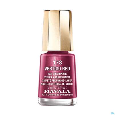 Sie sehen eine Packung Mavala Nagellacke 173 Vertigo Red 5ml, Produktbild: 02 Mavala Nagellacke 173 Vertigo Red 5ml, A-Nr.: 3885134 - 02
