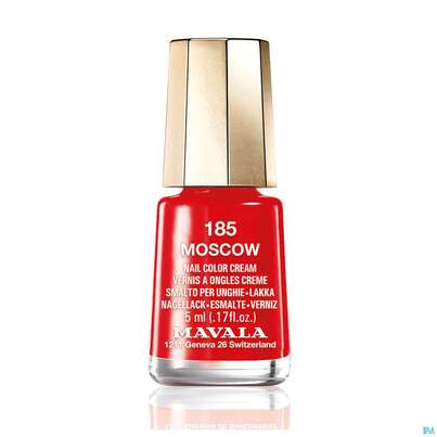 Sie sehen eine Packung Mavala Nagellacke 185 Moscow 5ml, Produktbild: 01 Mavala Nagellacke 185 Moscow 5ml, A-Nr.: 4020100 - 01