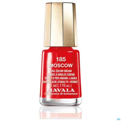 Sie sehen eine Packung Mavala Nagellacke 185 Moscow 5ml, Produktbild: 02 Mavala Nagellacke 185 Moscow 5ml, A-Nr.: 4020100 - 02
