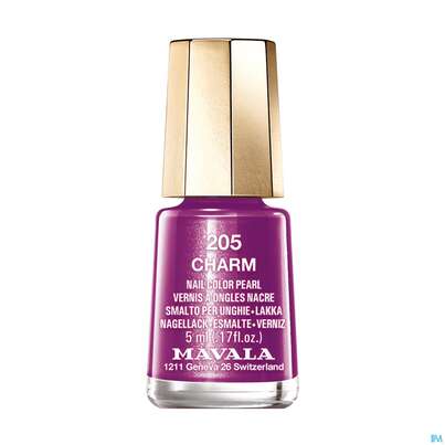 Sie sehen eine Packung Mavala Nagellacke 205 Charm 5ml, Produktbild: 02 Mavala Nagellacke 205 Charm 5ml, A-Nr.: 3410313 - 02