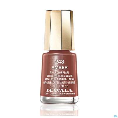 Sie sehen eine Packung Mavala Nagellacke 243 Amber 5ml, Produktbild: 02 Mavala Nagellacke 243 Amber 5ml, A-Nr.: 3257188 - 02