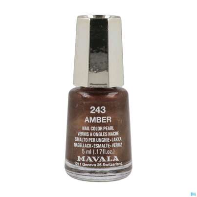 Sie sehen eine Packung Mavala Nagellacke 243 Amber 5ml, Produktbild: 04 Mavala Nagellacke 243 Amber 5ml, A-Nr.: 3257188 - 04