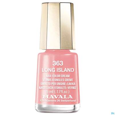 Sie sehen eine Packung Mavala Nagellacke 363 Long Island 5ml, Produktbild: 01 Mavala Nagellacke 363 Long Island 5ml, A-Nr.: 4405952 - 01
