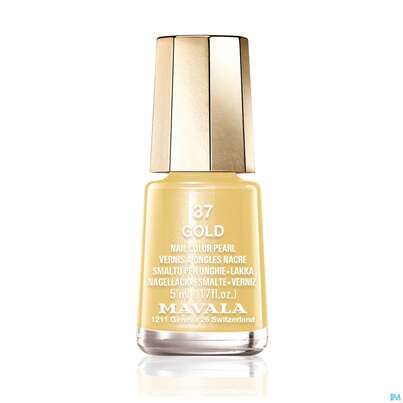 Sie sehen eine Packung Mavala Nagellacke 37 Gold 5ml, Produktbild: 02 Mavala Nagellacke 37 Gold 5ml, A-Nr.: 3652387 - 02
