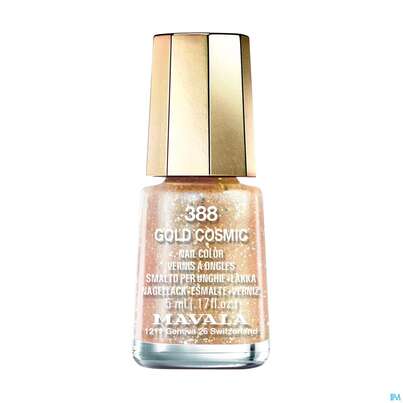 Sie sehen eine Packung Mavala Nagellacke 388 Gold Cosm 5ml, Produktbild: 02 Mavala Nagellacke 388 Gold Cosm 5ml, A-Nr.: 4773532 - 02