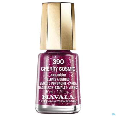 Sie sehen eine Packung Mavala Nagellacke 390 Cherry Co 5ml, Produktbild: 01 Mavala Nagellacke 390 Cherry Co 5ml, A-Nr.: 4173708 - 01