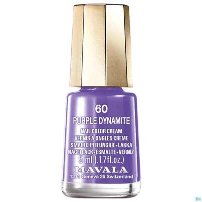 Sie sehen eine Packung Mavala Nagellacke 60 Purple Dyn 5ml, Produktbild: 01 Mavala Nagellacke 60 Purple Dyn 5ml, A-Nr.: 5206580 - 01