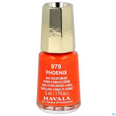 Sie sehen eine Packung Mavala Nagellacke 979 Phoenix 5ml, Produktbild: 01 Mavala Nagellacke 979 Phoenix 5ml, A-Nr.: 5066363 - 01