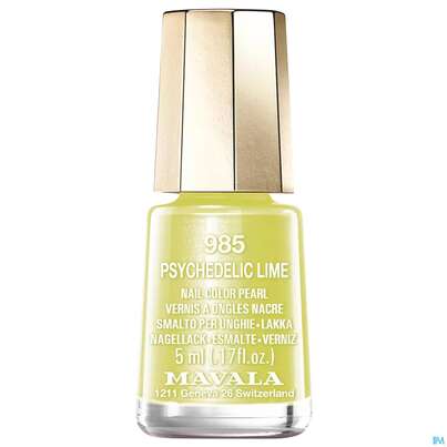 Sie sehen eine Packung Mavala Nagellacke 985 Psychedel 5ml, Produktbild: 01 Mavala Nagellacke 985 Psychedel 5ml, A-Nr.: 5066446 - 01
