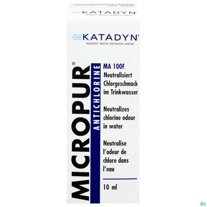 Sie sehen eine Packung Micropur Antichlorine 10ml, Produktbild: 01 Micropur Antichlorine 10ml, A-Nr.: 3039480 - 01