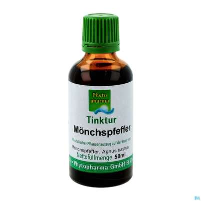Sie sehen eine Packung Moenchspfeffer Tinktur Phytopharma 50ml, Produktbild: 02 Moenchspfeffer Tinktur Phytopharma 50ml, A-Nr.: 3107980 - 02