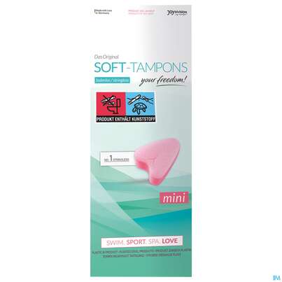 Sie sehen eine Packung Monatshygiene Soft/tampons Mini 10st, Produktbild: 02 Monatshygiene Soft/tampons Mini 10st, A-Nr.: 3424686 - 02