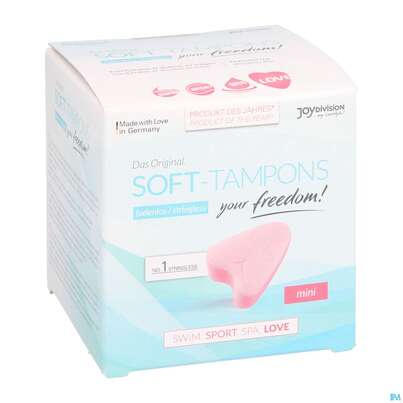 Sie sehen eine Packung Monatshygiene Soft/tampons Mini 3st, Produktbild: 04 Monatshygiene Soft/tampons Mini 3st, A-Nr.: 4031581 - 04