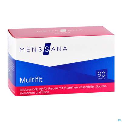 Sie sehen eine Packung Multi Fit Menssana Kapseln 90st, Produktbild: 01 Multi Fit Menssana Kapseln 90st, A-Nr.: 3082984 - 01