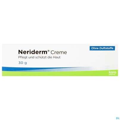 Sie sehen eine Packung Neriderm Creme Tb 30g, Produktbild: 01 Neriderm Creme Tb 30g, A-Nr.: 0558682 - 01