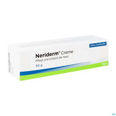 Sie sehen eine Packung Neriderm Creme Tb 30g, Produktbild: 02 Neriderm Creme Tb 30g, A-Nr.: 0558682 - 02
