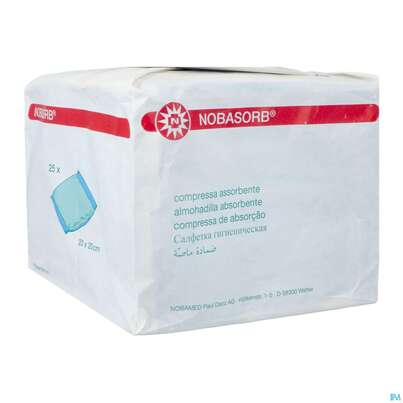 Nobasorb Wundkompresse/unsteril 20x20cm 25st, A-Nr.: 5478309 - 02