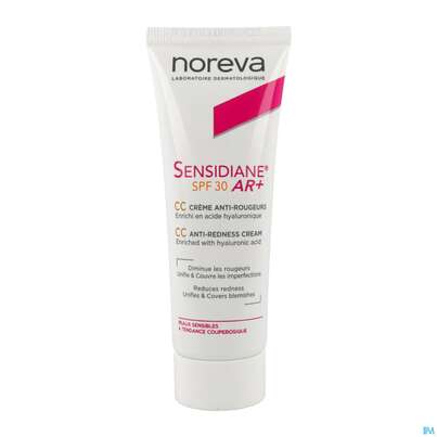 Sie sehen eine Packung Noreva Sensidiane/ar+ Anti-roetungen Creme Cc Getoent Lsf30 40ml, Produktbild: 05 Noreva Sensidiane/ar+ Anti-roetungen Creme Cc Getoent Lsf30 40ml, A-Nr.: 5465927 - 05