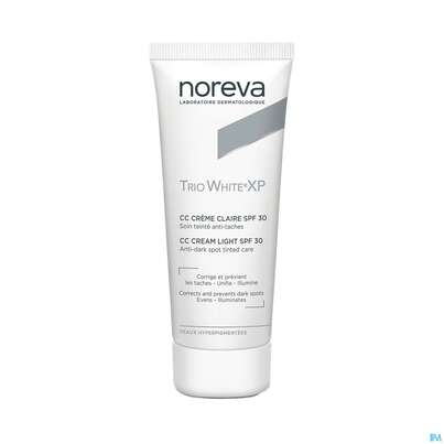 Noreva Trio White Xp Getönte Cc Creme Hell Lsf30 40ml, A-Nr.: 5354843 - 02