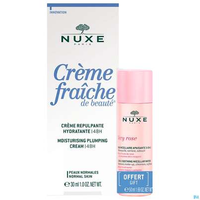 Nuxe Creme/fraiche/30ml Plump Cream +very Rose Micellar Water 50ml 1pk, A-Nr.: 5806765 - 01