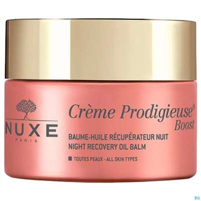 Sie sehen eine Packung Nuxe Creme/prodigieuse Boost/nightbalm Oil Balm 50ml, Produktbild: 02 Nuxe Creme/prodigieuse Boost/nightbalm Oil Balm 50ml, A-Nr.: 5775504 - 02